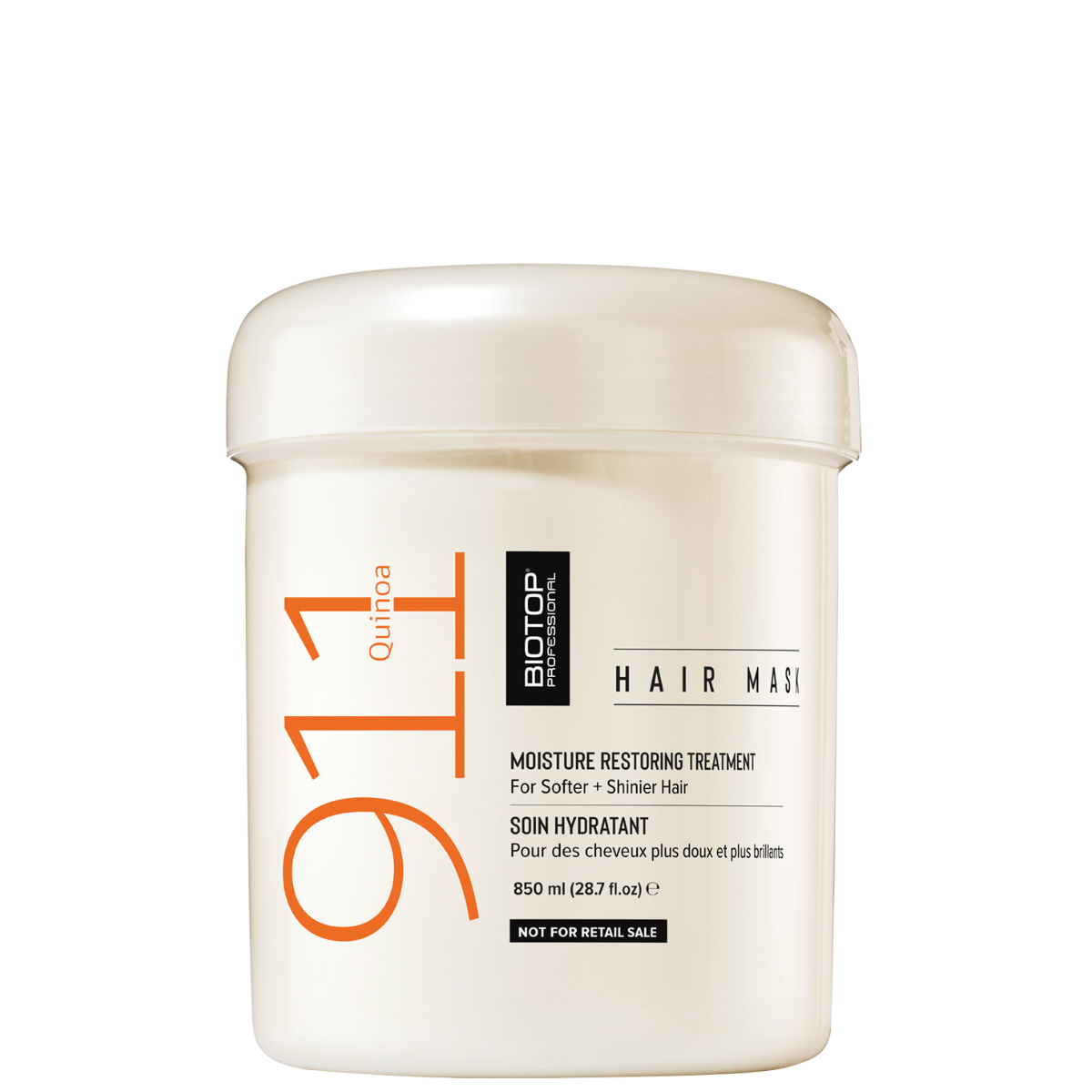 Маска для поврежденных и тусклых волос BIOTOP 911 Quinoa Hair Mask, 850 мл